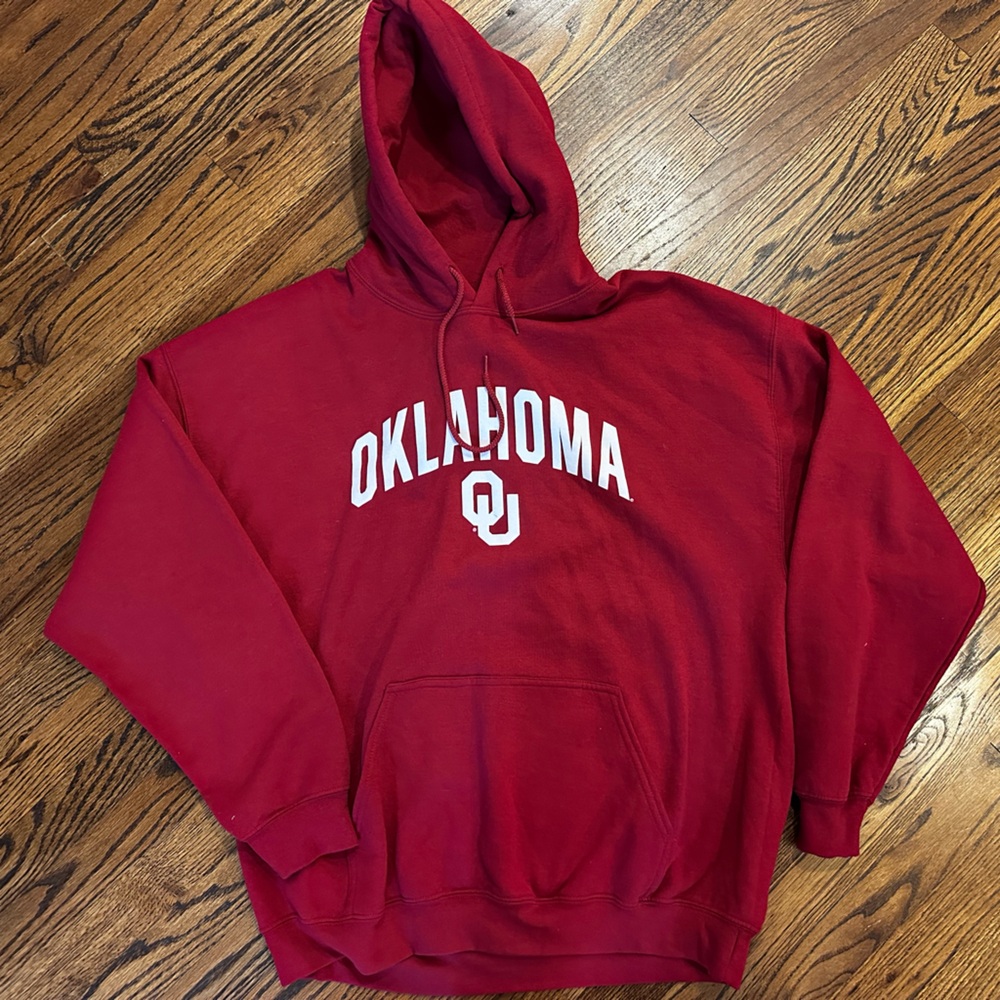 OU Nike Pull Over Hoodie Size XL Oklahoma University BOOMER SOONER